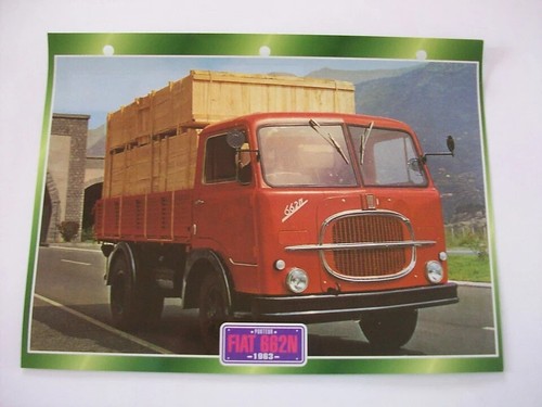 Carte fiche camion - fiche,
