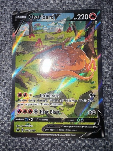 Pokemon charizard swsh260 - v,