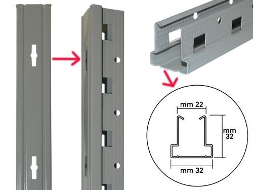 Montanti lb1 per scaffalature - lb1,