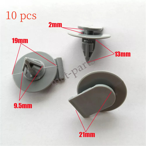 10x clip copri passaruota per - clip,