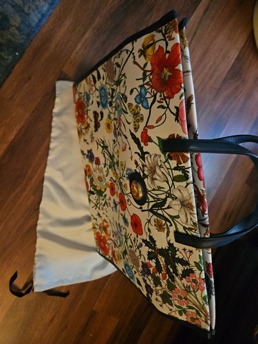 Borsa grande gucci - flora, in