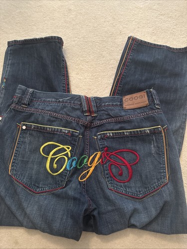 Jeans uomo coogi gamba larga - jeans,