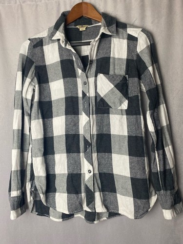 Camicia woolrich nera bianca - camicia,