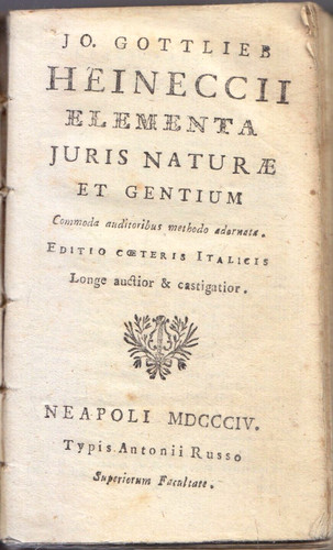 Elementa juris naturae - juris,