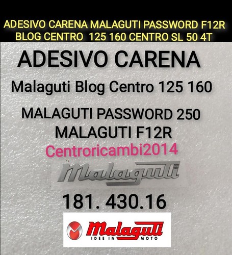 Adesivo carena malaguti - adesivo,
