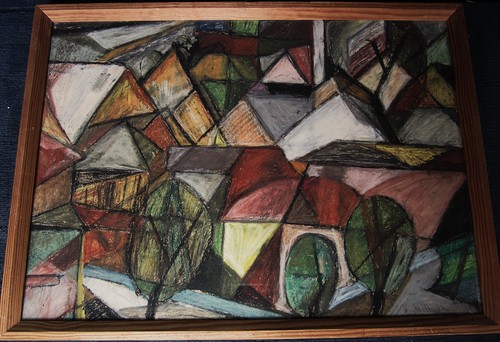 Joshida paesaggio cubista - paesaggio,
