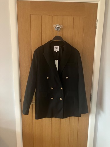 Blazer zara nero oversize - blazer, con