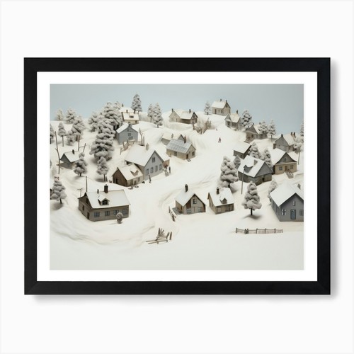 Quadro rustico villaggio