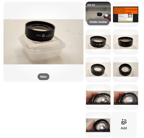 Olympus 75x obiettivo - olympus, vm