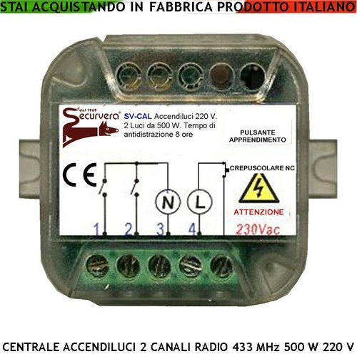 Comando radio luci - radio,