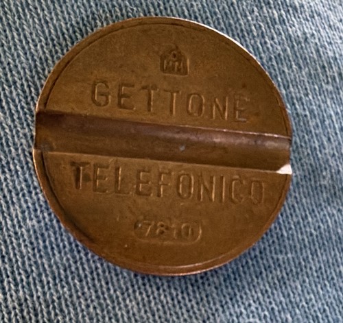 Italian gettone telefonico - italian,