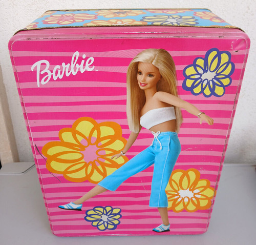 Scatola latta barbie 30cm - scatola, in