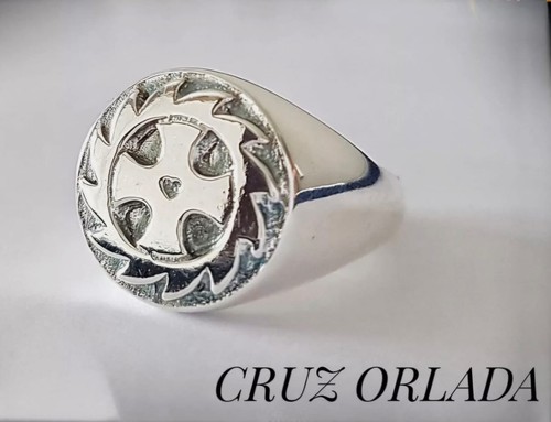 Cruz orlada sello parravicini - orlada,
