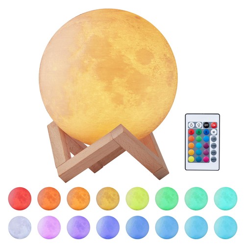 Lampada luna luce notturna - luce, led