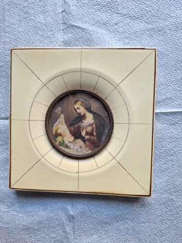 Antica miniatura con - miniatura,