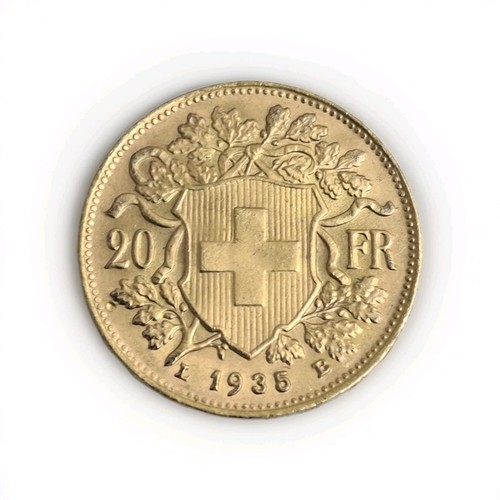 Moneta oro franchi svizzeri - oro,