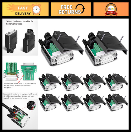 10pcs db15 connettori - 10pcs,