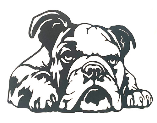 Adesivo vinile bulldog - adesivo,