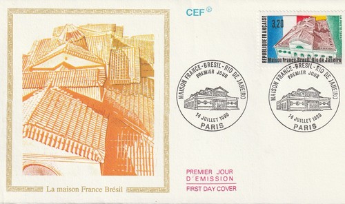 Francia 1990 fdc casa - francia,
