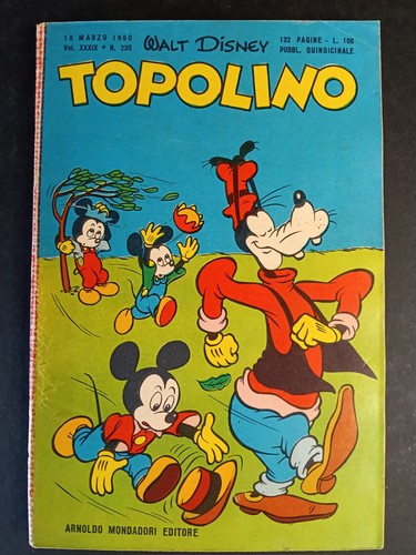 Topolino libretto originale - topolino,
