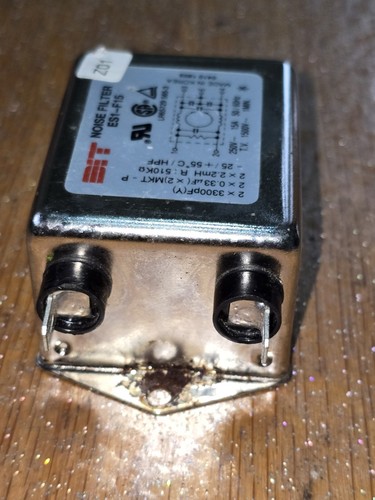 Filtro elettrico antirumore