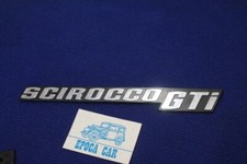 VOLKSWAGEN SCIROCCO GTI   SCRITTA  TARGHETTA FREGIO LOGO  EMBLEME NOS