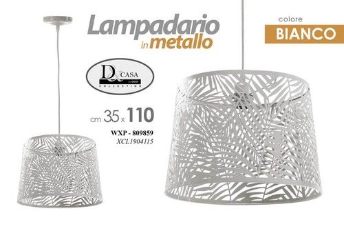 Lampadario metallo salotto - lampadario,