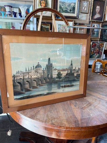 Antica oleografia fine 800 - antica,