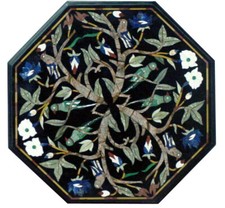 24 " Marmo Caffè Tavolo Top