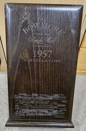 Rare bowmore 1957 empty whisky - rare,