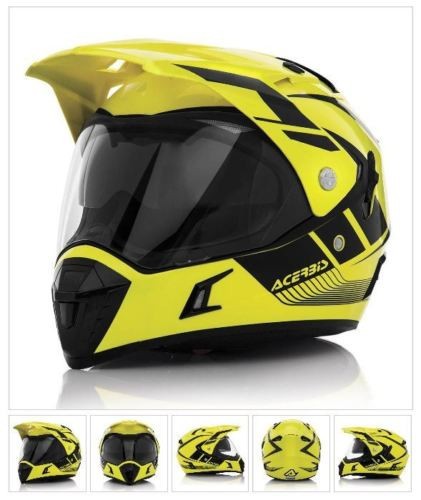 Acerbis giallo fluo casco