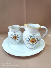 Deruta caraffe ceramica vino e acqua 