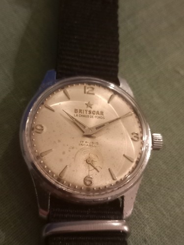 Orologio vintage britscar uomo - vintage,