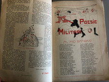 Poesie Militari di Aldo Valori 1914 Con 6 disegni Mario Sironi