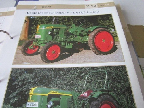 Trattore deutz 612 f2 l - f,