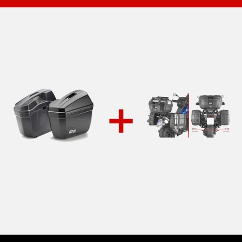 Kit givi e22n valigie - e22n, laterali