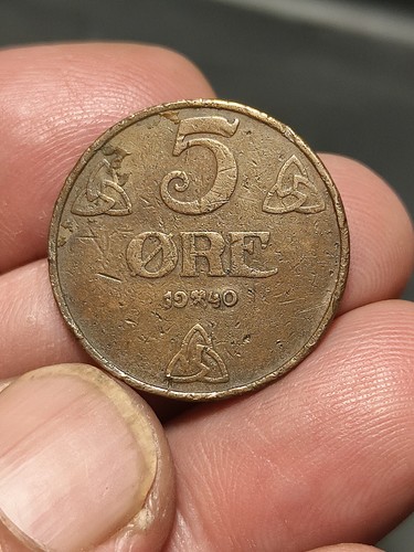 Norvegia haakon vii moneta - haakon, 5