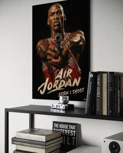 Quadro tela michael jordan - su,