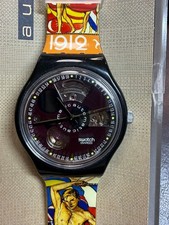 Swatch Automatic Black Motion