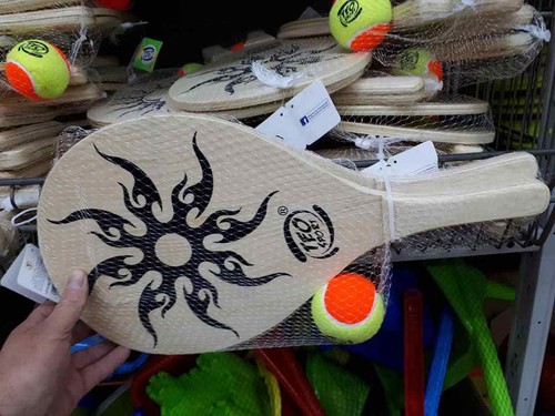 Racchettoni legno beach - 2,