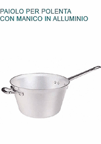 Paiolo polenta alluminio - paiolo,