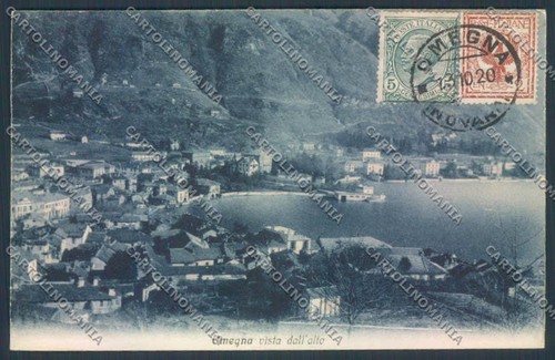 Verbania omegna postcard - omegna,
