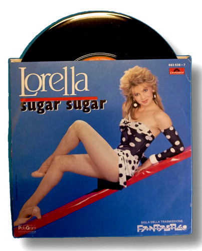 Disco giri vinile lorella - 45,