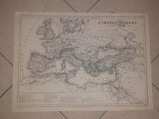 Carta geografica mappa - carta, antica