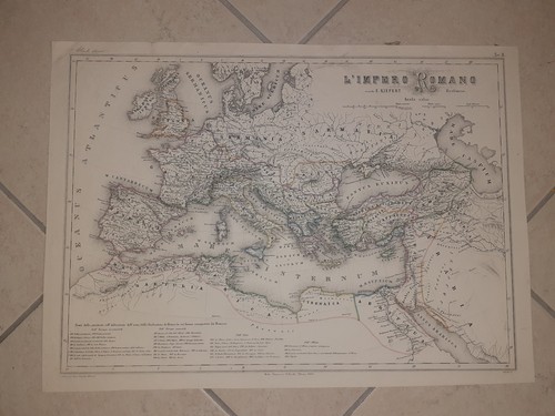 Carta geografica mappa antica - geografica,