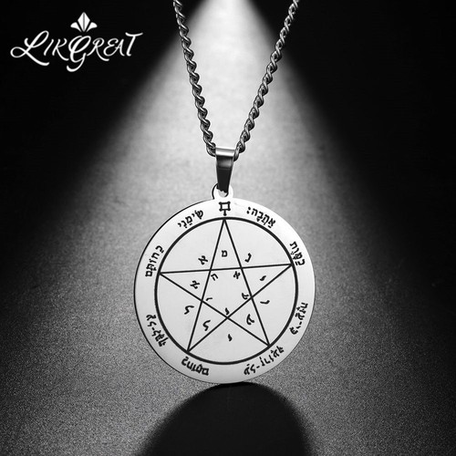Likgreat collana pentagramma - collana,