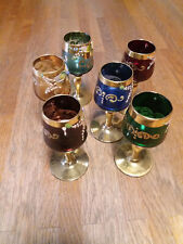 Set 6 bicchierini vintage per liquori