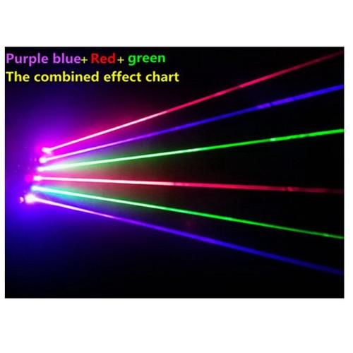Guanti laser viola blu rosso - guanti,