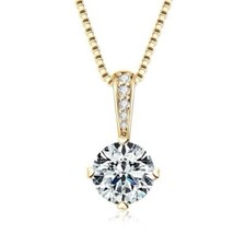 Collana con ciondolo 2 ct oro