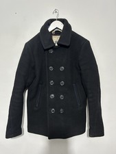 Superdry Bleecker Street Pea cappotto nero taglia Large prezzo al pubblico £ 169,99 